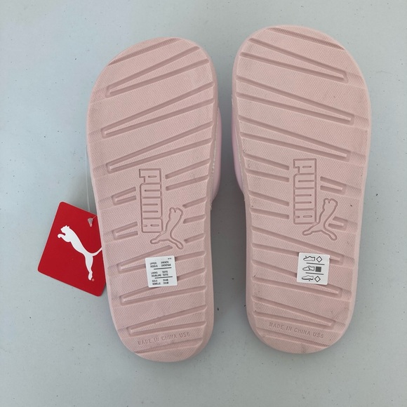 PUMA women’s Cool Cat pink slide sandals Size 6 - Picture 6 of 7
